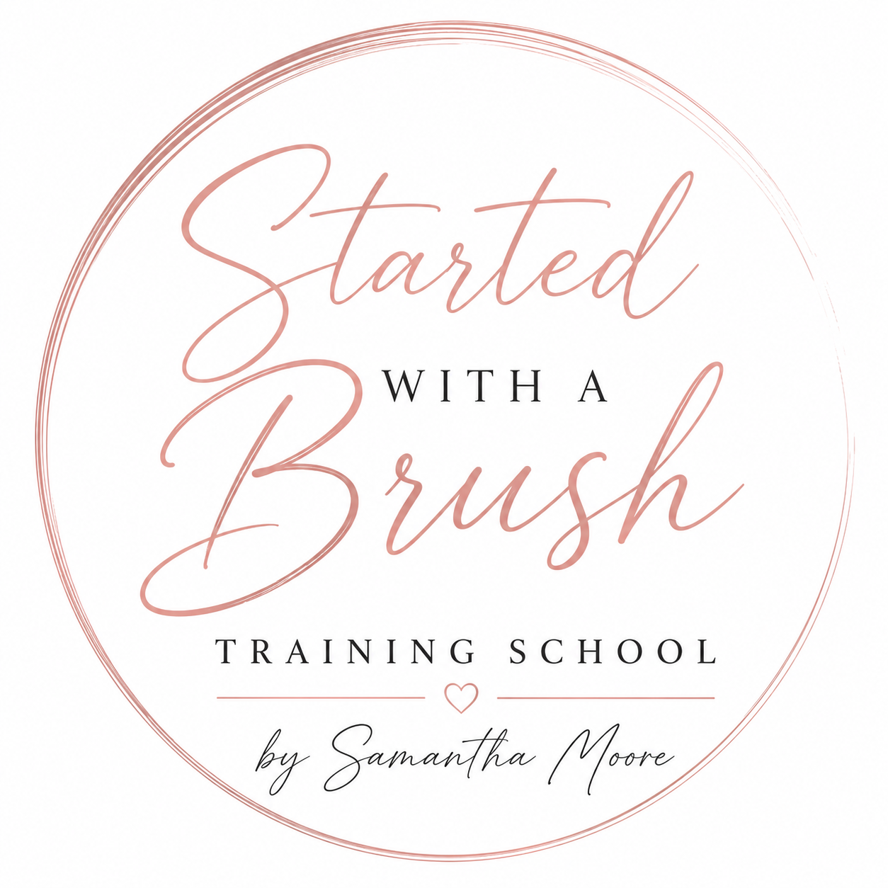 Started With a Brush academy logo